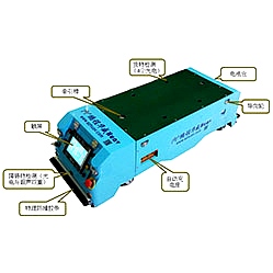 潜伏型四驱双向牵挂式AGV